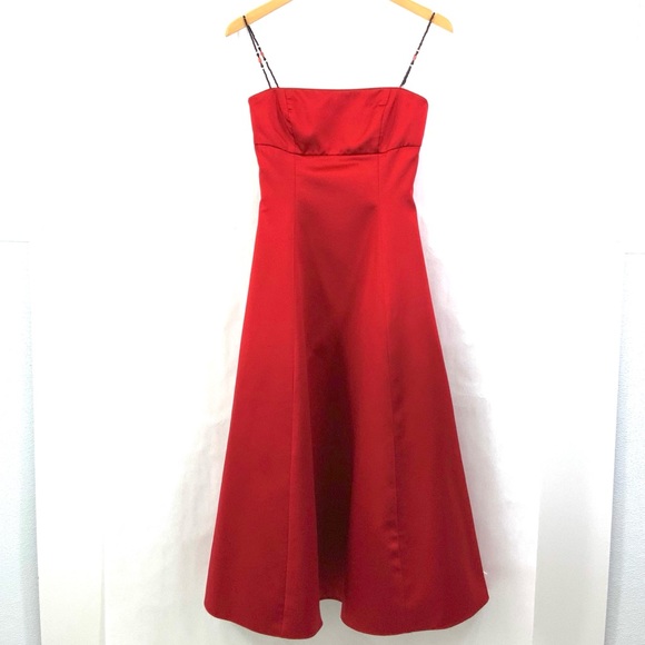 ABS Allen Schwartz Dresses Abs Evening By Allen Schwartz Red Aline